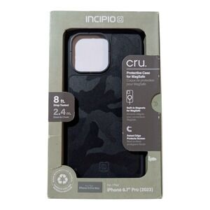 H8. Incipio - cru. Magsafe Case with for Apple iPhone 15 Pro - Navy Camo